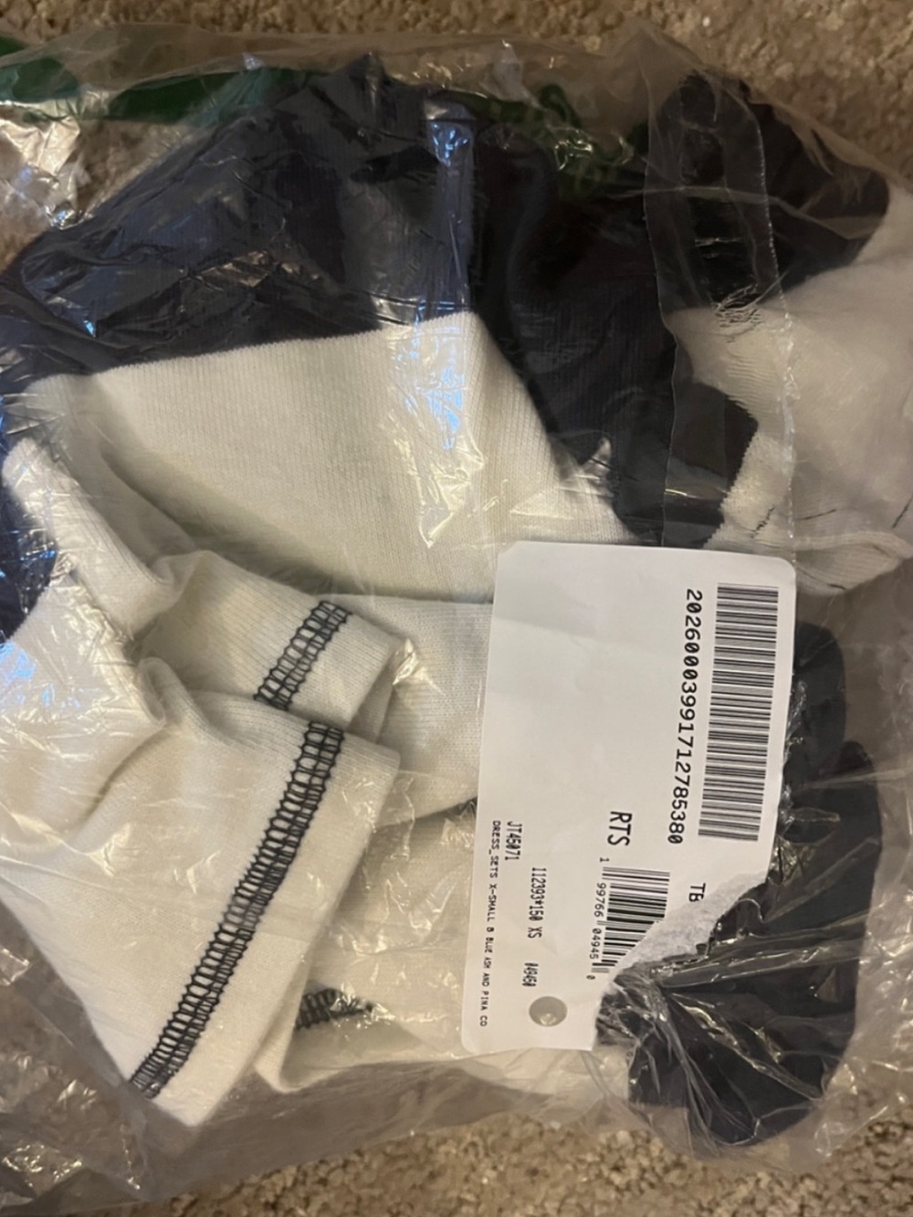 NWT Free People Retro Rugby set - Small navy combo - Picture 3 of 3